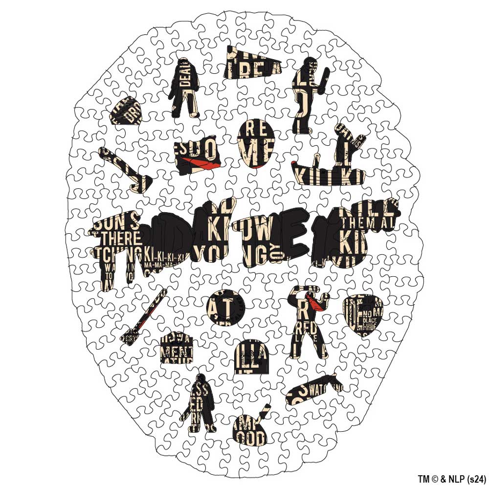 Jason Words of Fear - Wooden Jigsaw Puzzle - Image 3