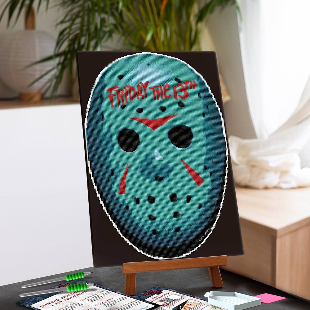 Jason's Mask - Diamond Painting Kit - Image 4