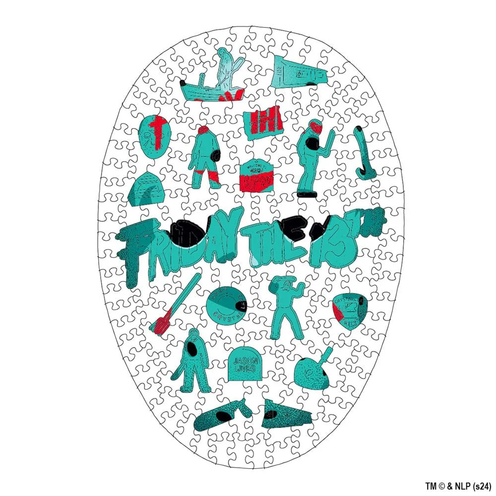Jason's Mask - Wooden Jigsaw Puzzle - Image 3