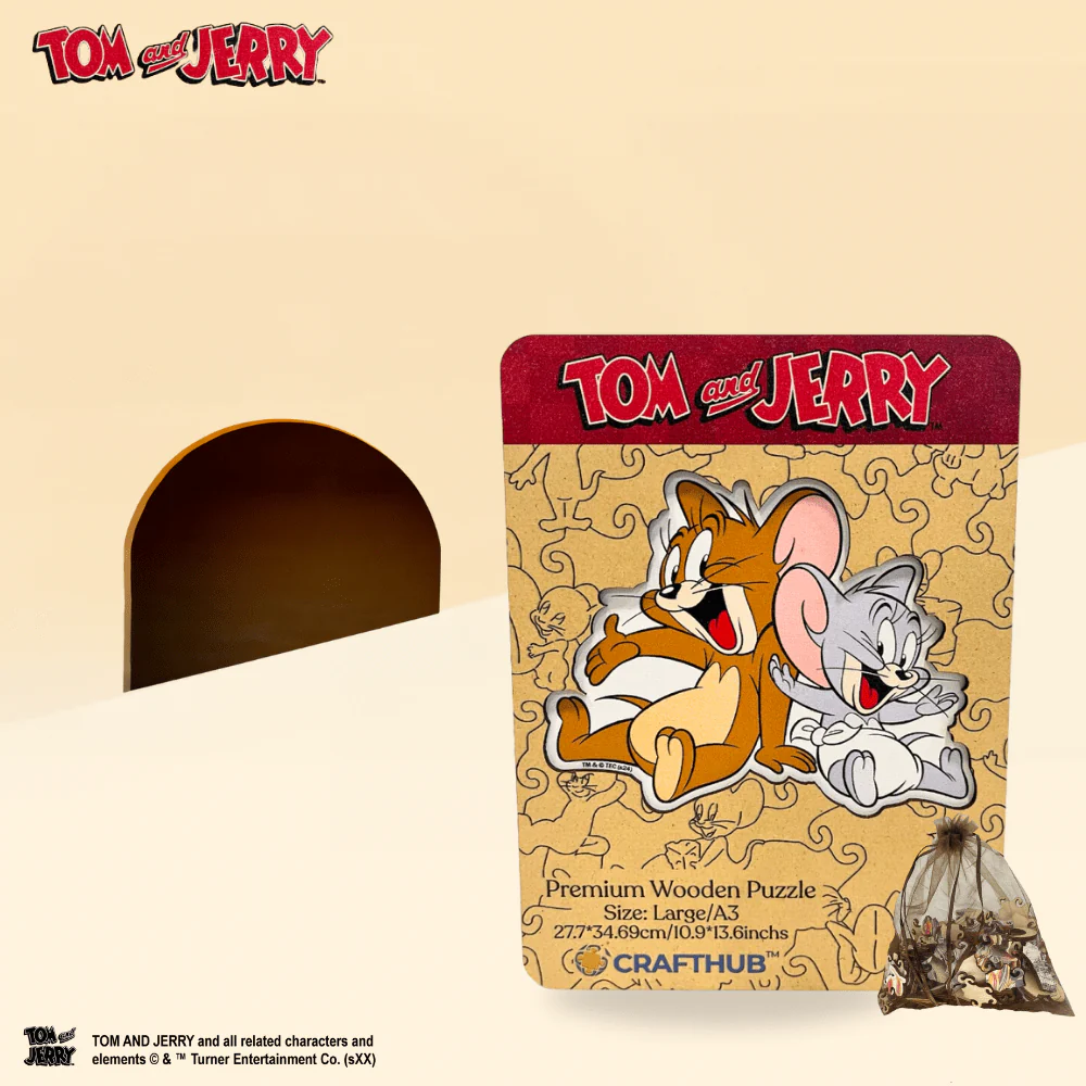 Jerry & Tuffy Wooden Jigsaw Puzzle - Image 2