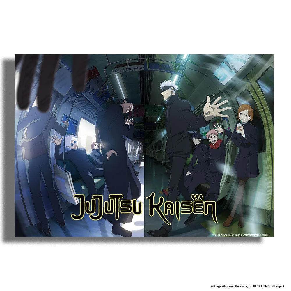 Jujutsu Subway Team - Wooden Jigsaw Puzzle - Image 2