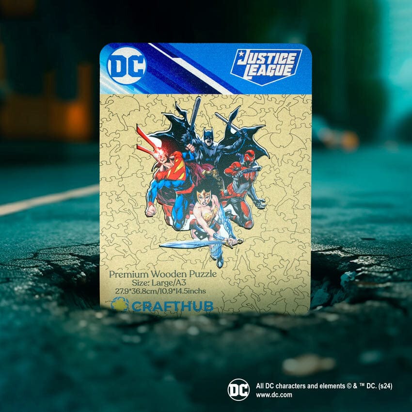 Justice League Wooden Jigsaw Puzzle - Image 2