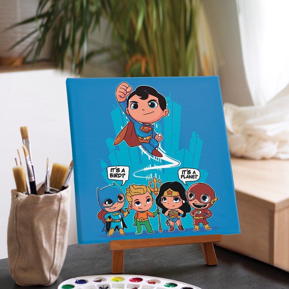 Justice League - Framed Paint By Numbers Kit - Image 2