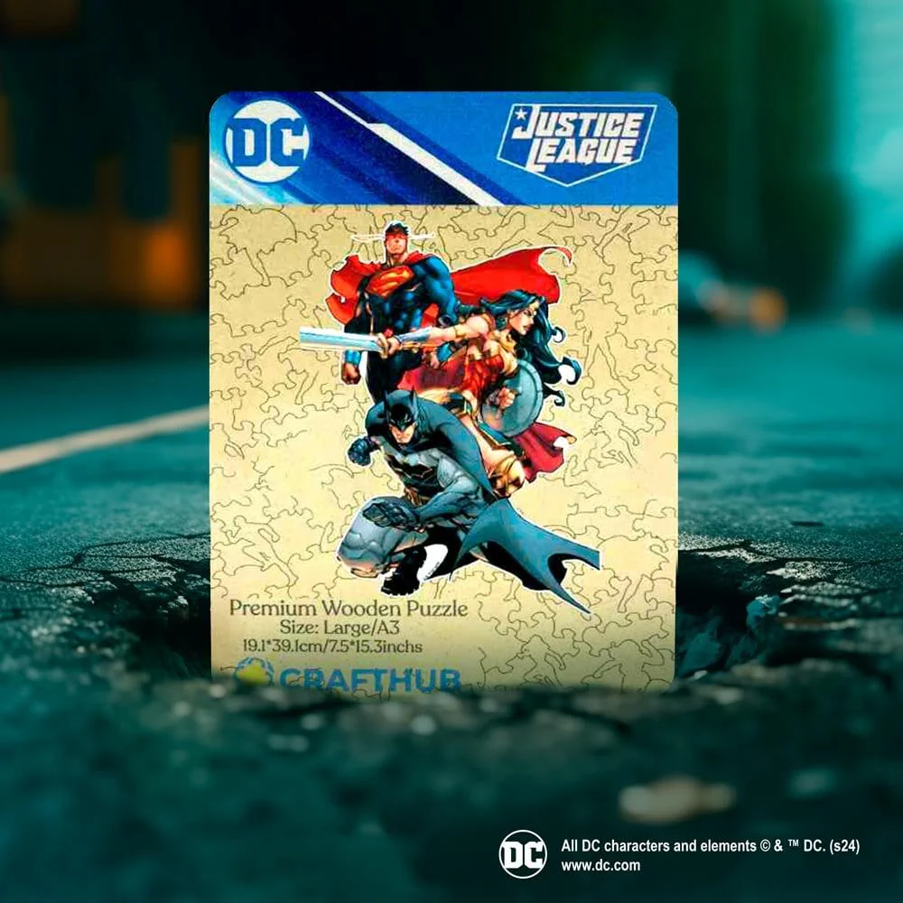 Justice League United Wooden Jigsaw Puzzle - Image 2
