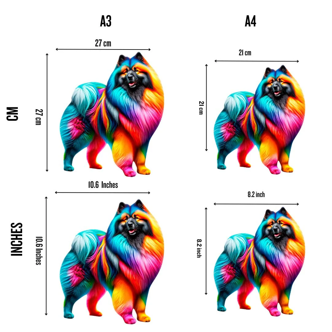 Keeshond Dog - Jigsaw Puzzle - Image 4