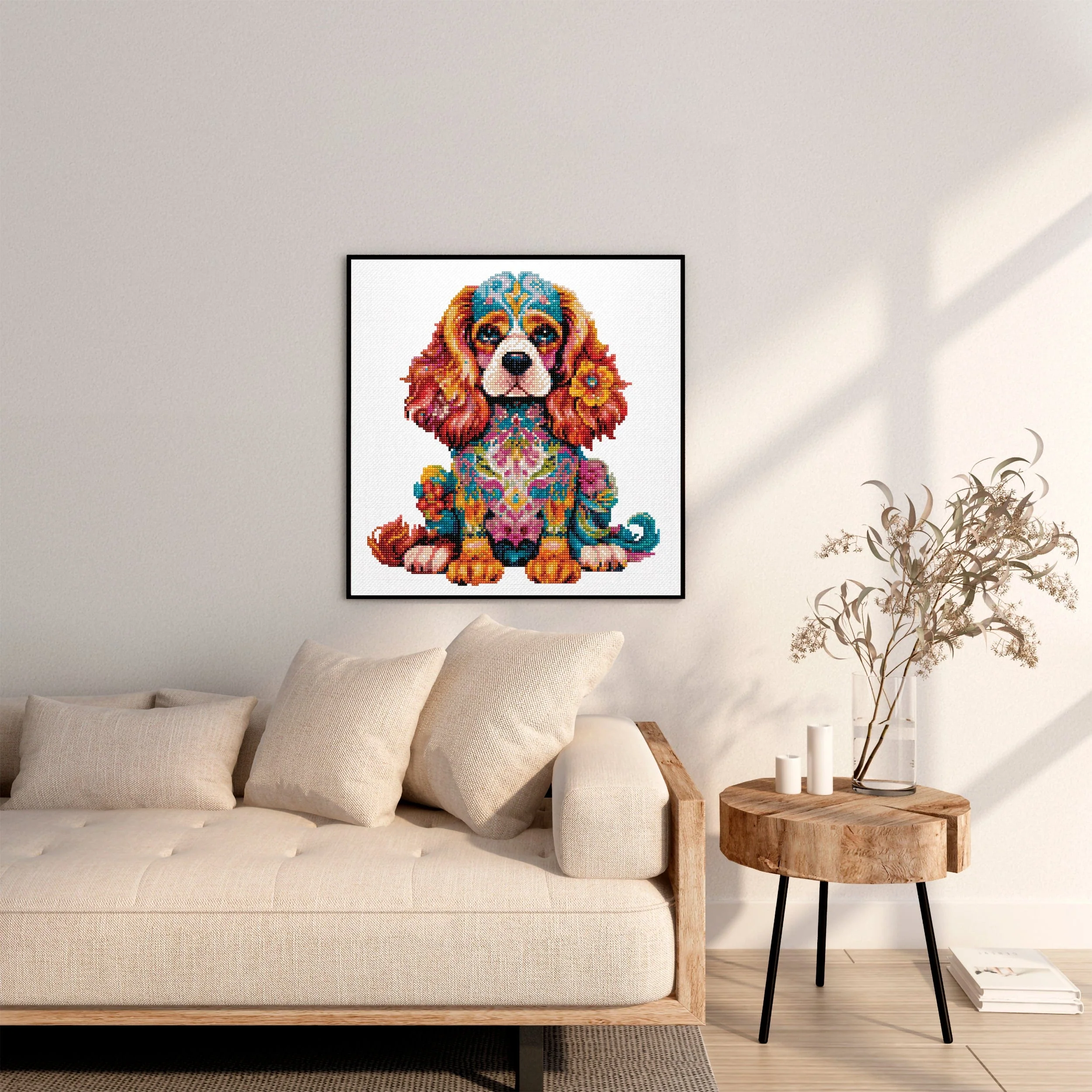 King Charles Dog - Diamond Painting Kit - Image 2