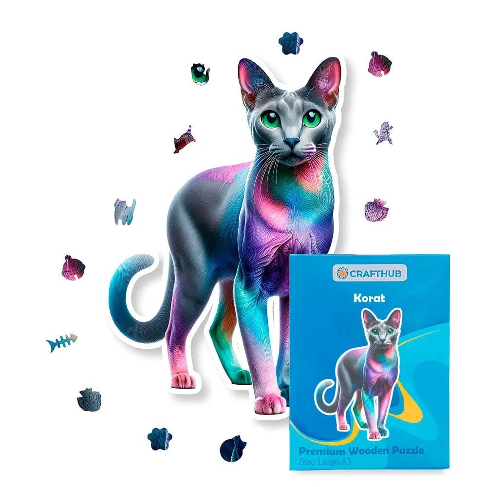 Korat Cat - Jigsaw Puzzle - Image 2