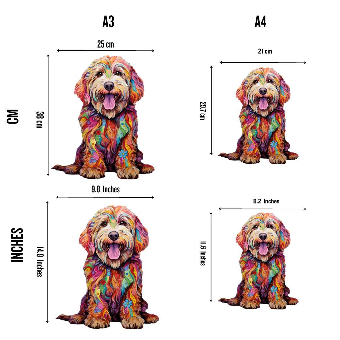 Labradoodle Dog - Jigsaw Puzzle - Image 2