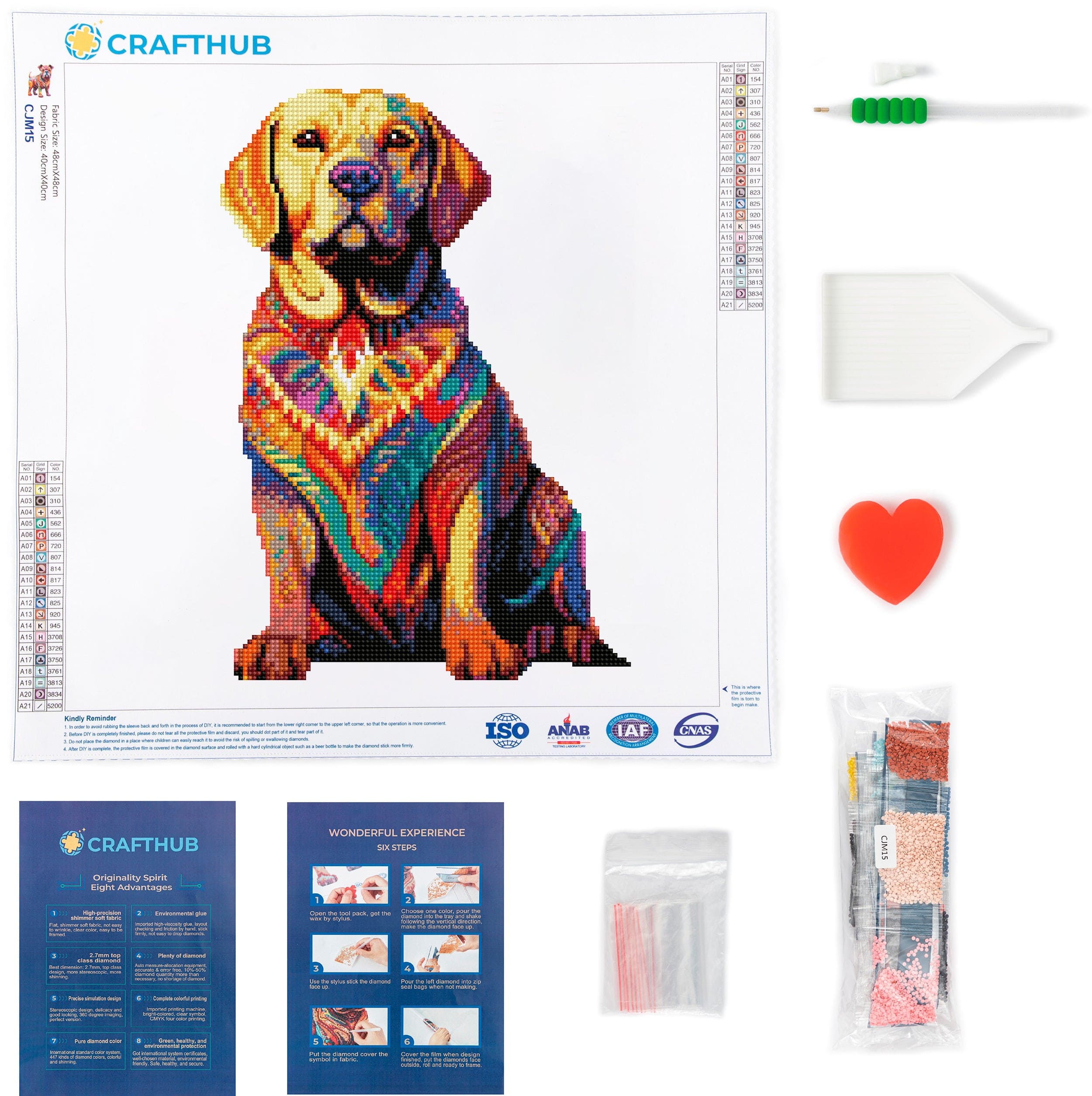Labrador Dog - Diamond Painting Kit - Image 3