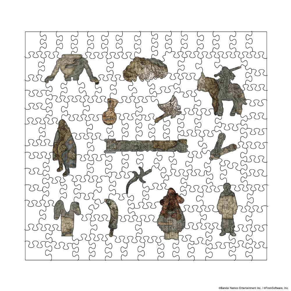 Lands Between Map - Wooden Jigsaw Puzzle - Image 2