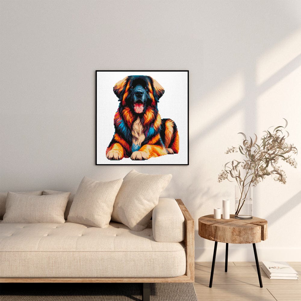 Leonberger Dog - Diamond Painting Kit - Image 2