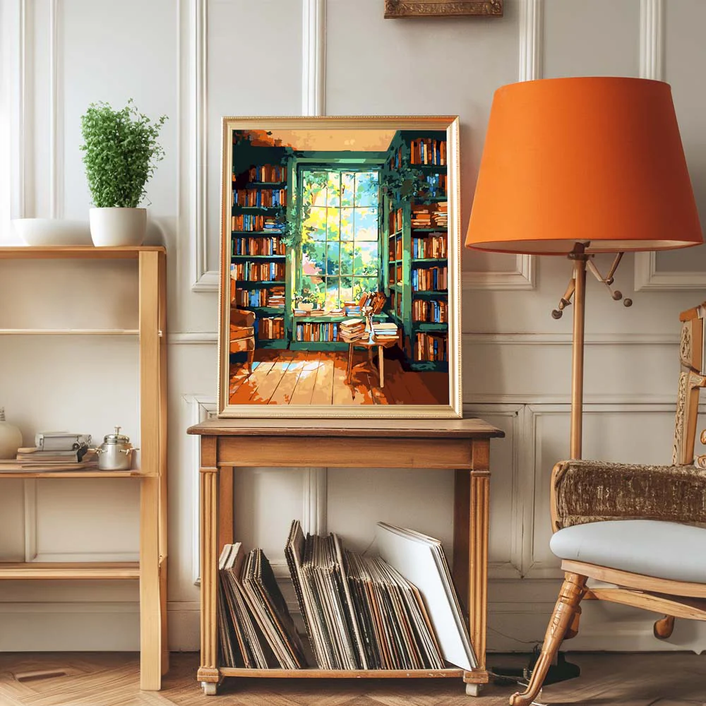 Library Love - Paint By Numbers Kit - Image 5