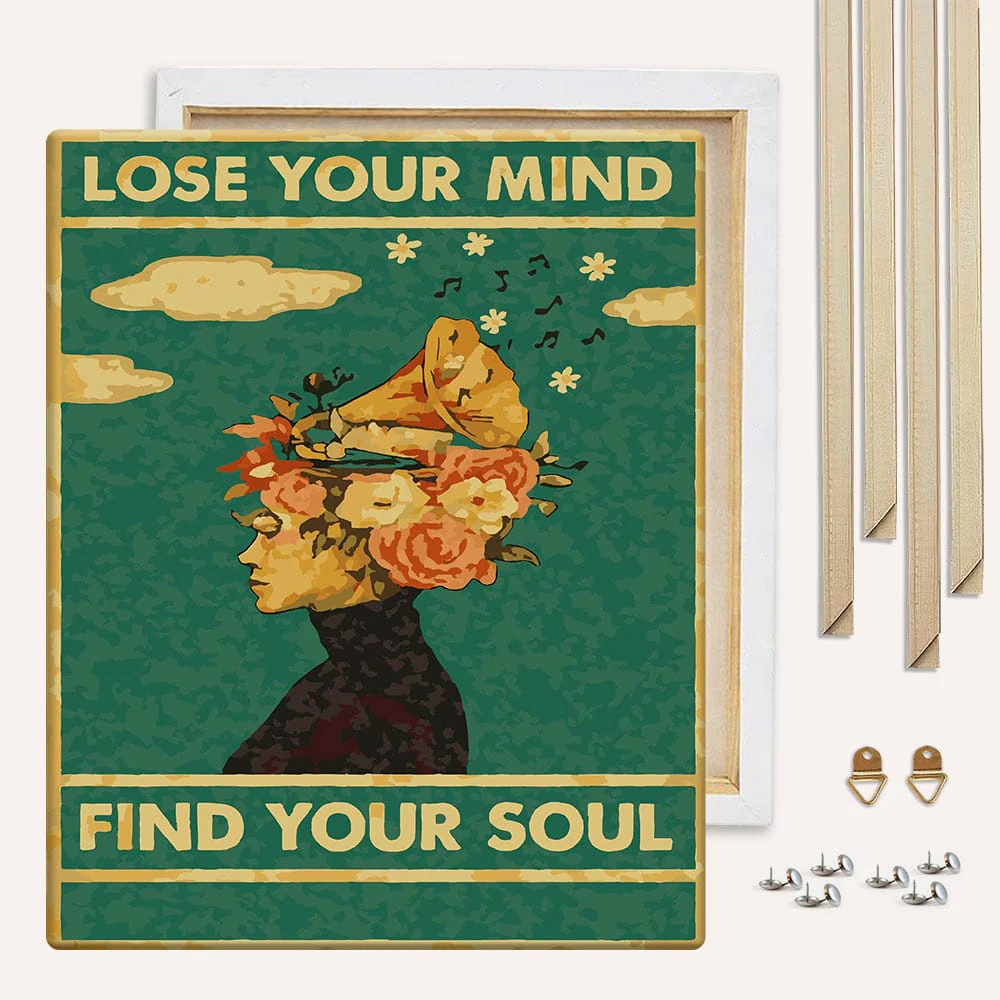 Lose Your Mind, Find Your Soul - Paint By Numbers Kit - Image 3