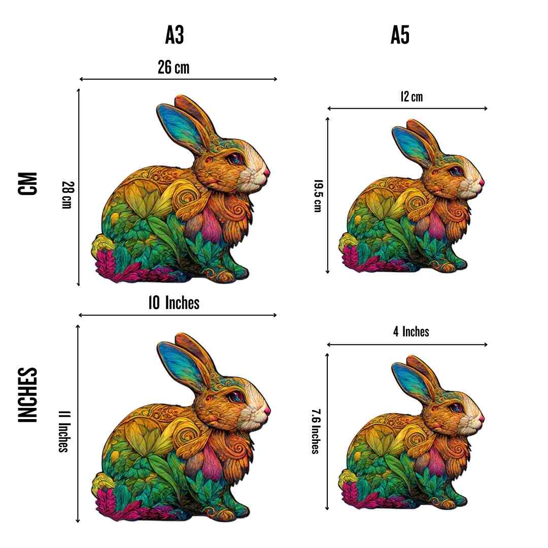 Lucky Rabbit - Jigsaw Puzzle - Image 2