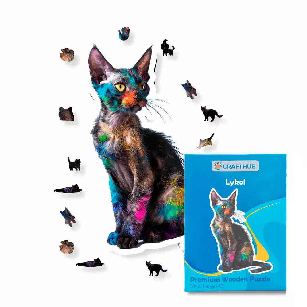 Lykoi Cat - Jigsaw Puzzle - Image 2