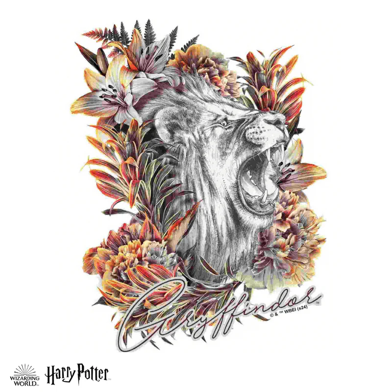 Harry Potter - Magical Gryffindor - Utilitarian Romance Crest Wooden Jigsaw Puzzle - Image 4