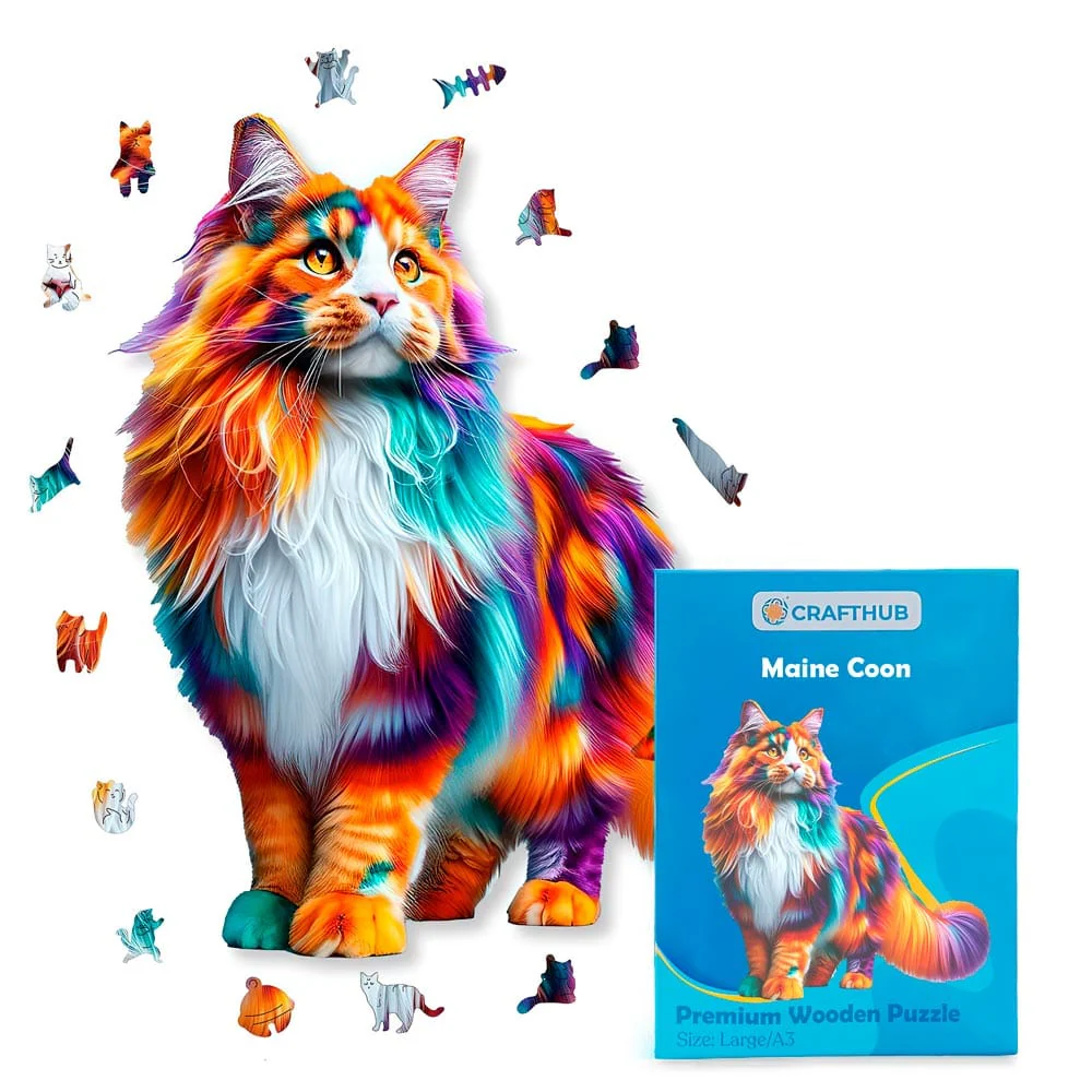 Maine Coon Cat - Jigsaw Puzzle - Image 2