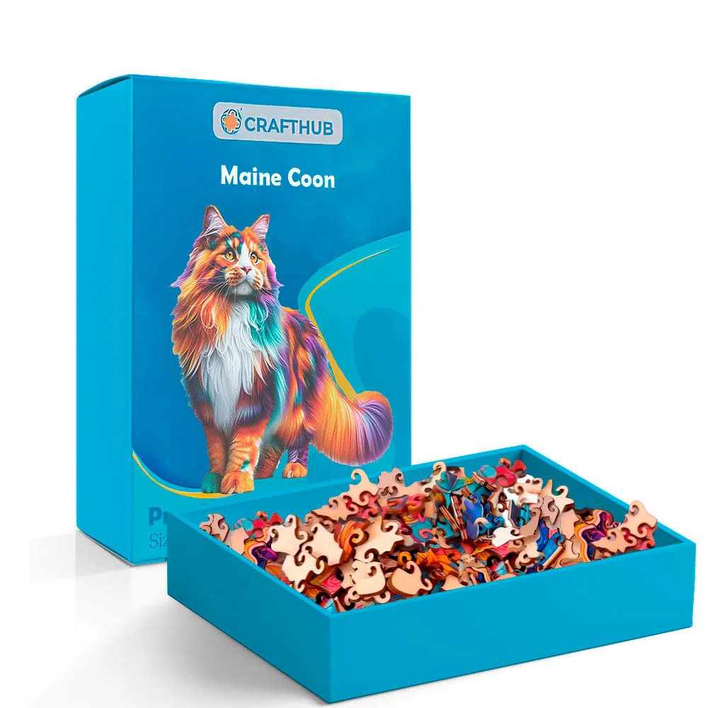 Maine Coon Cat - Jigsaw Puzzle - Image 4