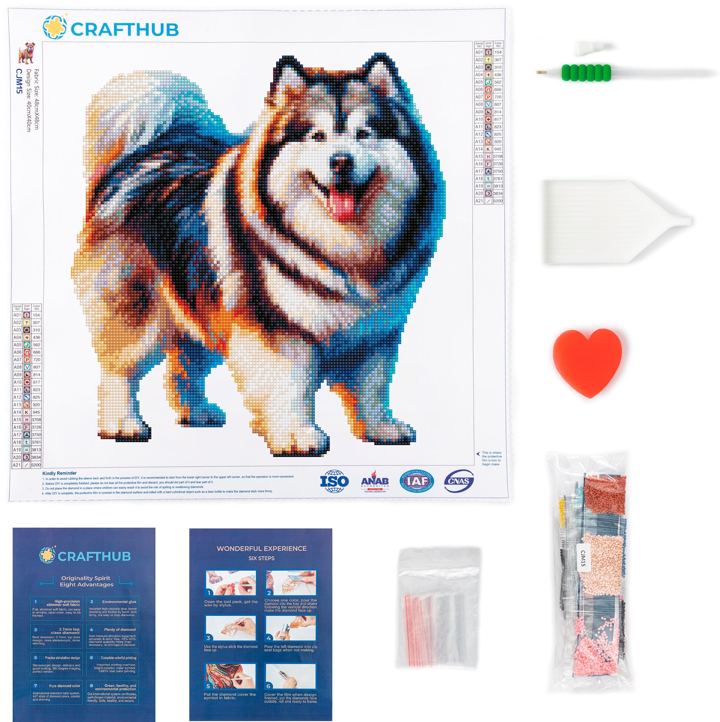 Malamut Dog - Diamond Painting Kit - Image 4