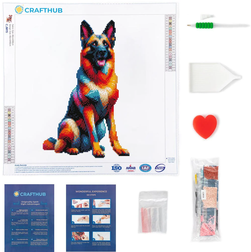 Malinois Dog - Diamond Painting Kit - Image 3