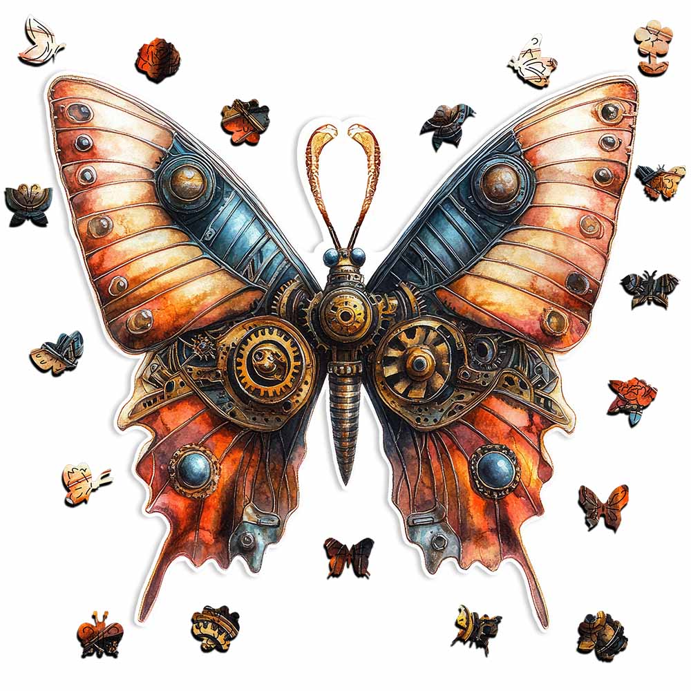 Mechanical Butterfly - Jigsaw Puzzle - Image 3