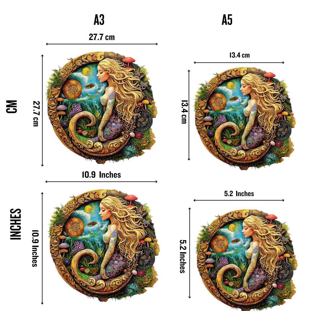 Mermaid’s Secret Garden - Jigsaw Puzzle - Image 4
