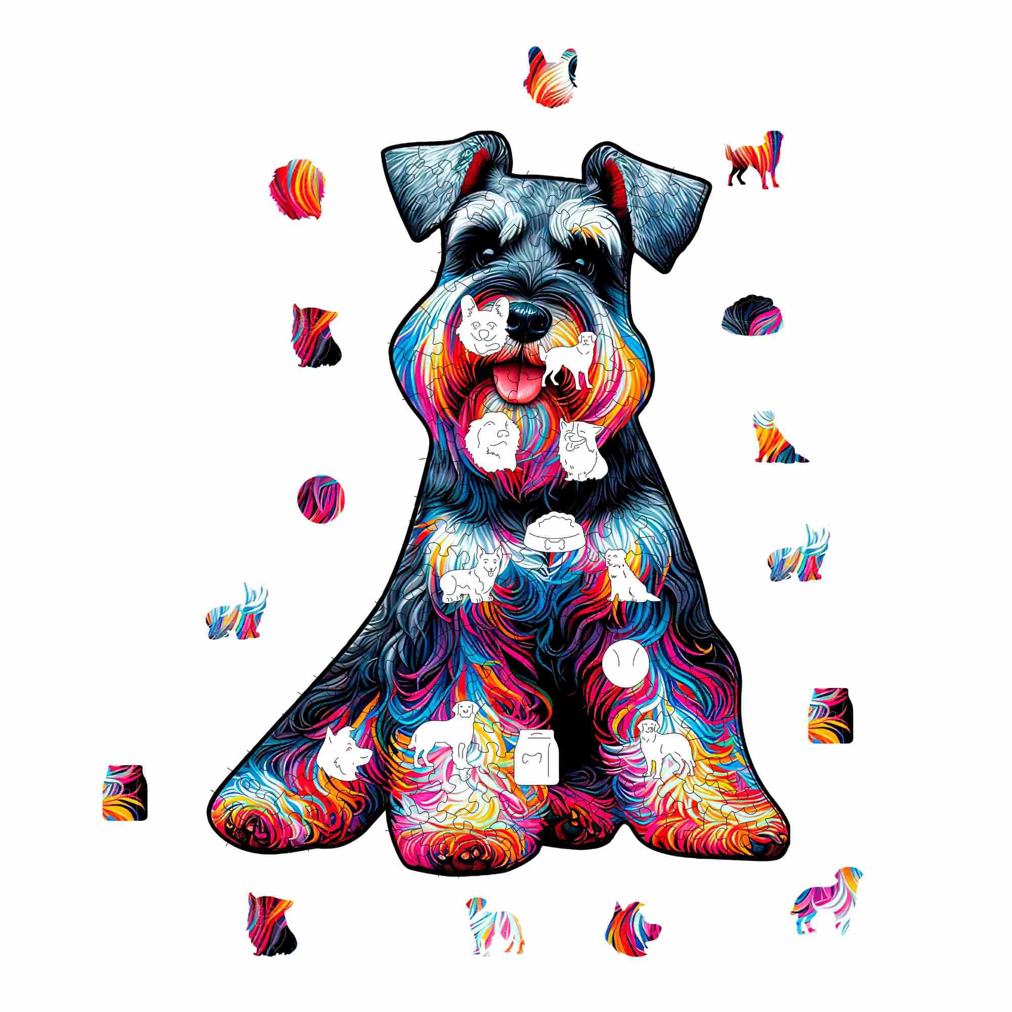 Miniature Schnauzer Dog - Jigsaw Puzzle - Image 3