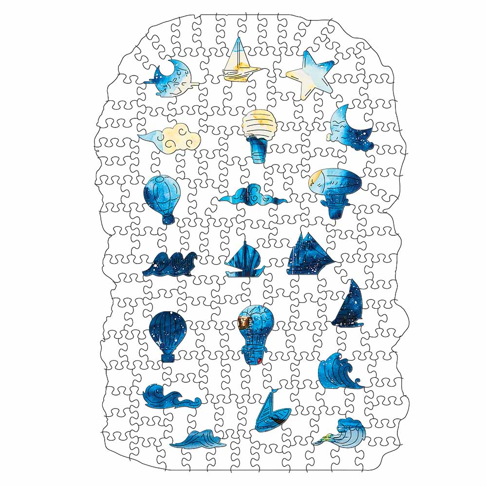 Moonlight Voyage - Jigsaw Puzzle - Image 2