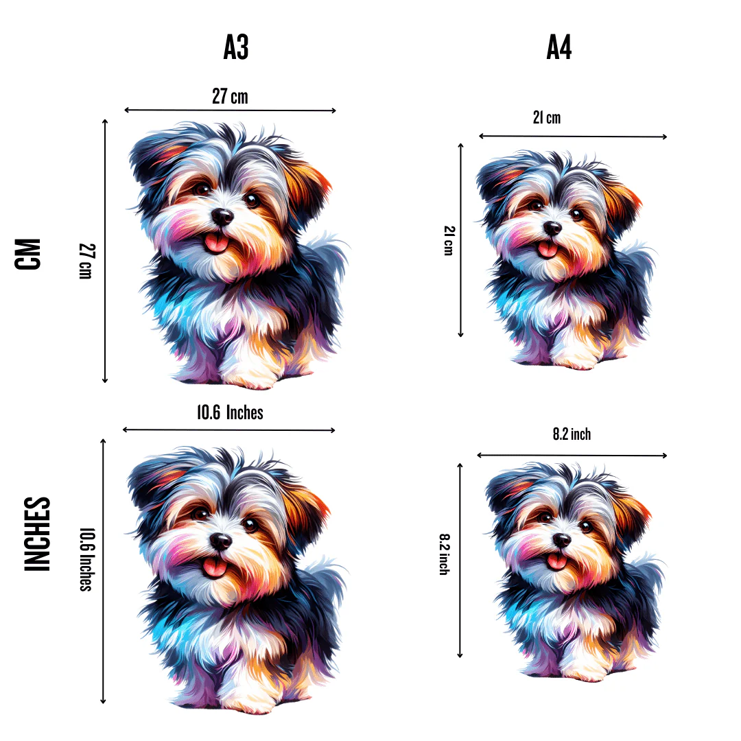 Morkie Dog - Jigsaw Puzzle - Image 2