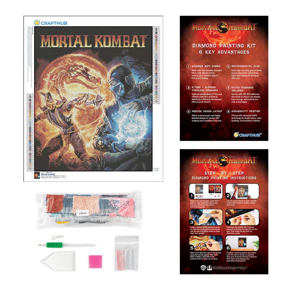 Mortal Kombat - Diamond Painting Kit - Image 3
