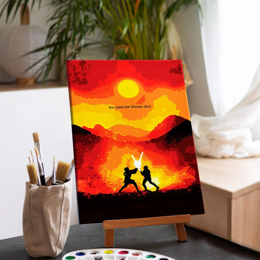 Mustafar™ Battle - Paint By Numbers Kit - Image 2