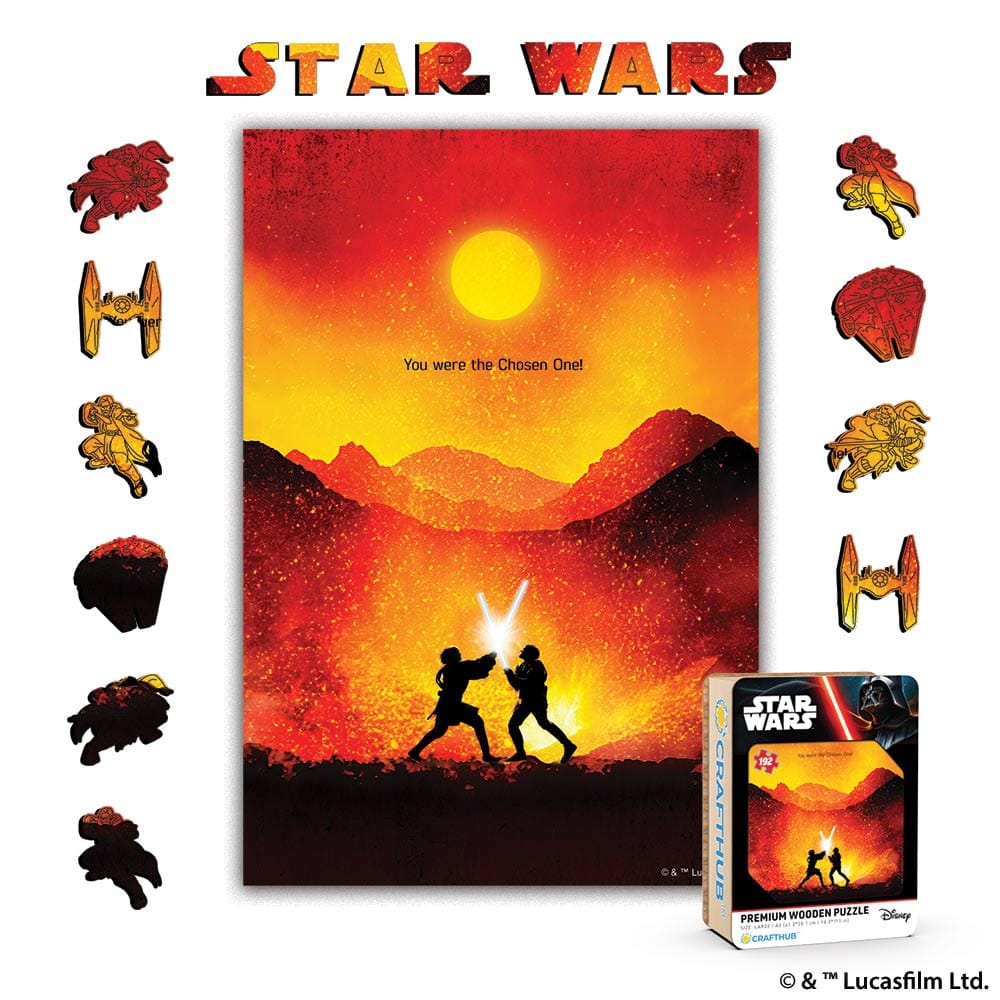 Mustafar Battle – Wooden Jigsaw Puzzle