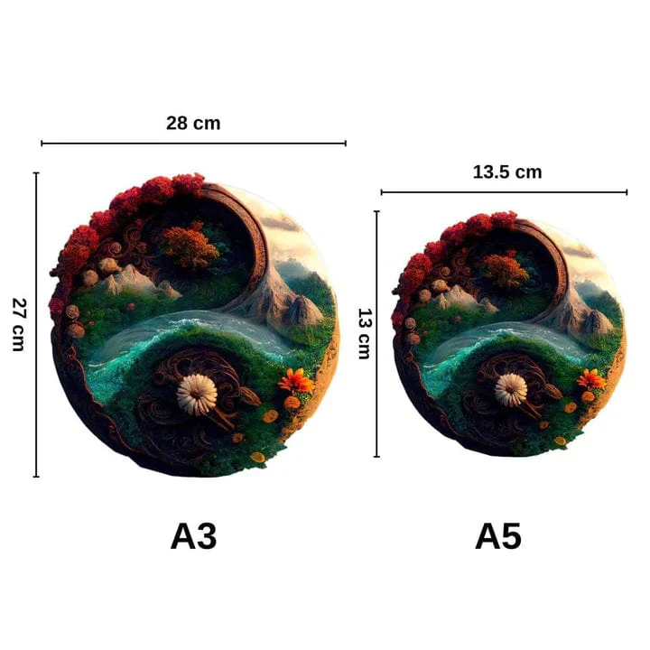 Mystical Yin Yang - Jigsaw Puzzle - Image 4
