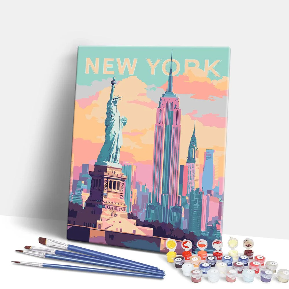 New York - Paint By Numbers Kit - Image 2
