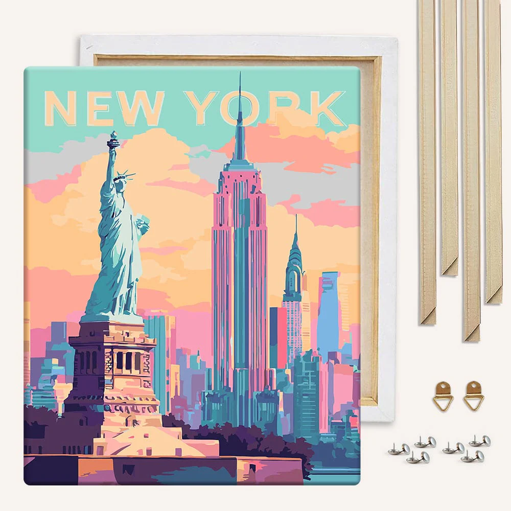 New York - Paint By Numbers Kit - Image 3