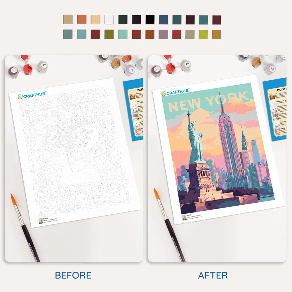 New York - Paint By Numbers Kit - Image 4