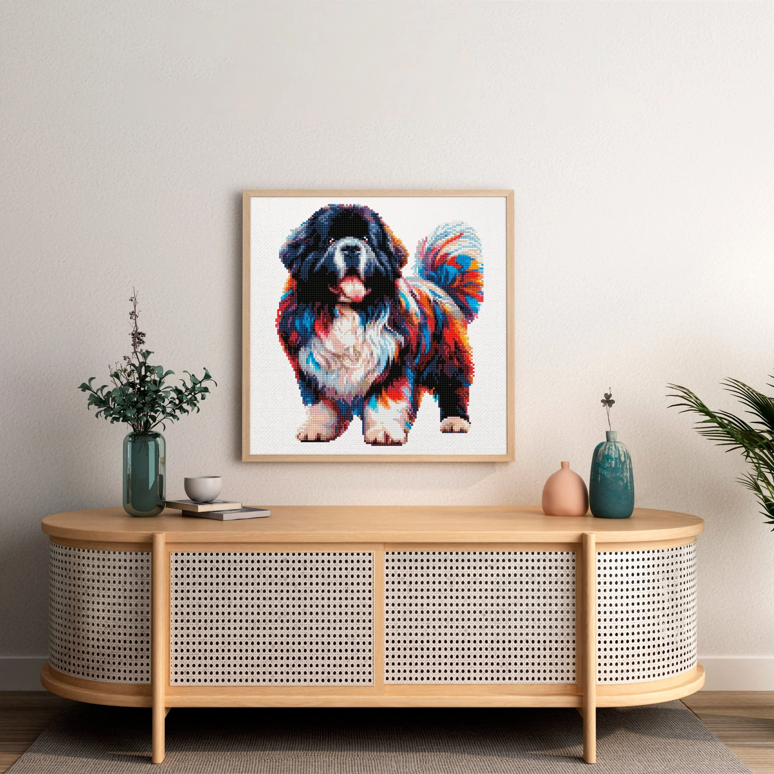 Newfoundland Dog - Diamond Painting Kit - Image 2