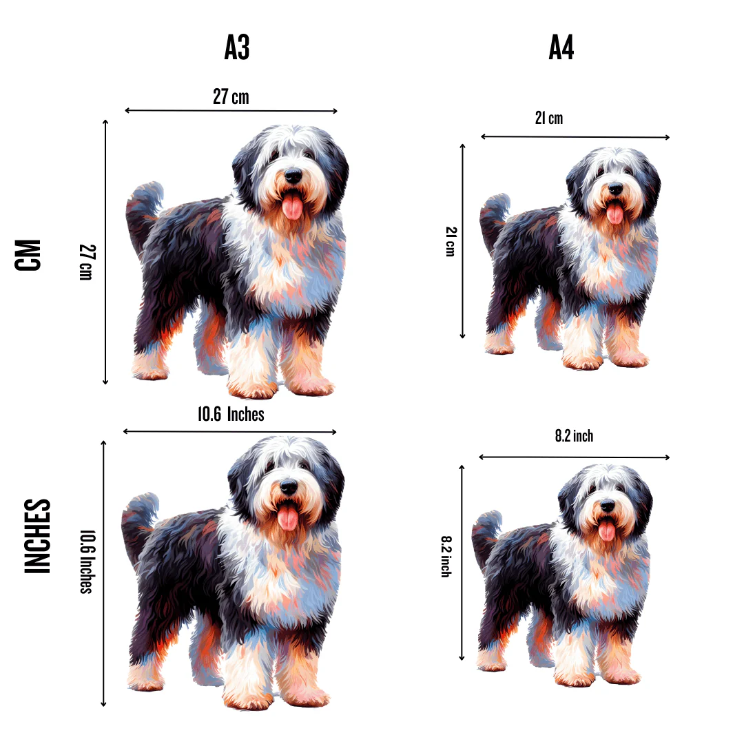 Old English Sheep Dog - Jigsaw Puzzle - Image 2