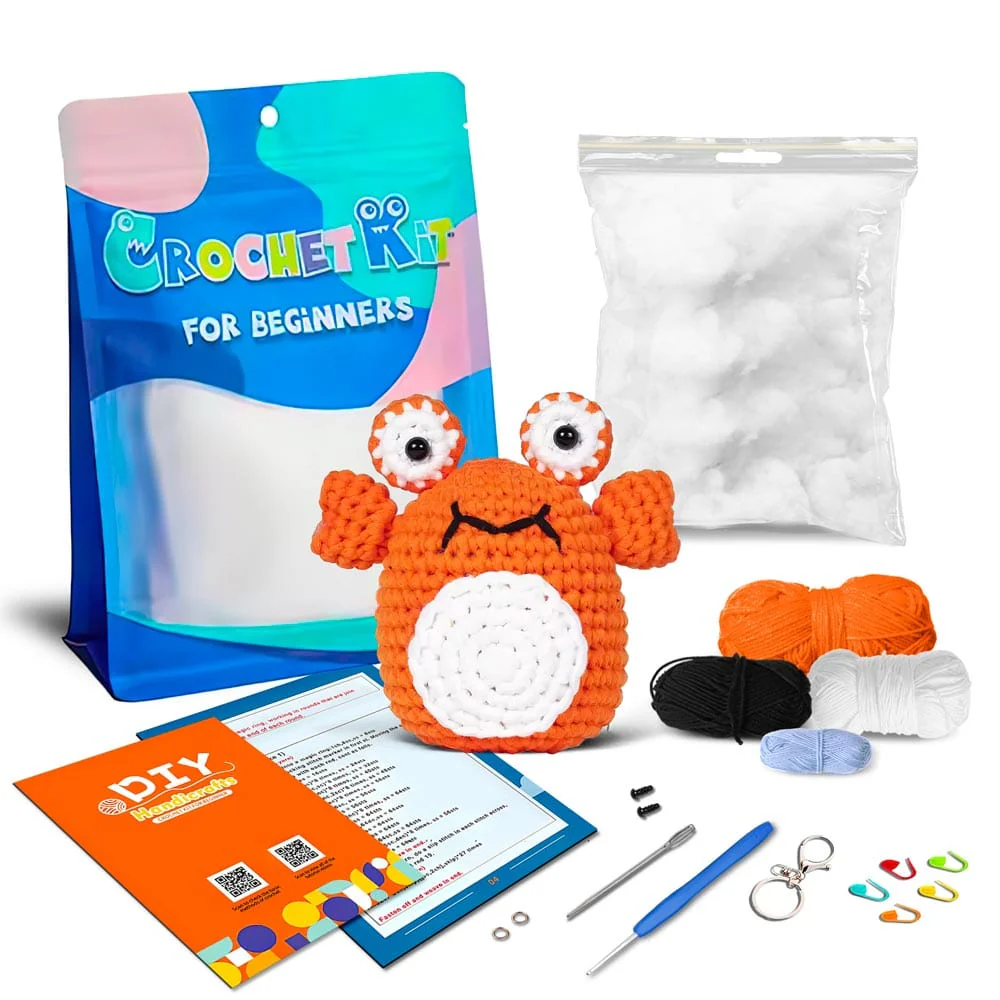 Orange Crab - Crochet Kit - Image 2