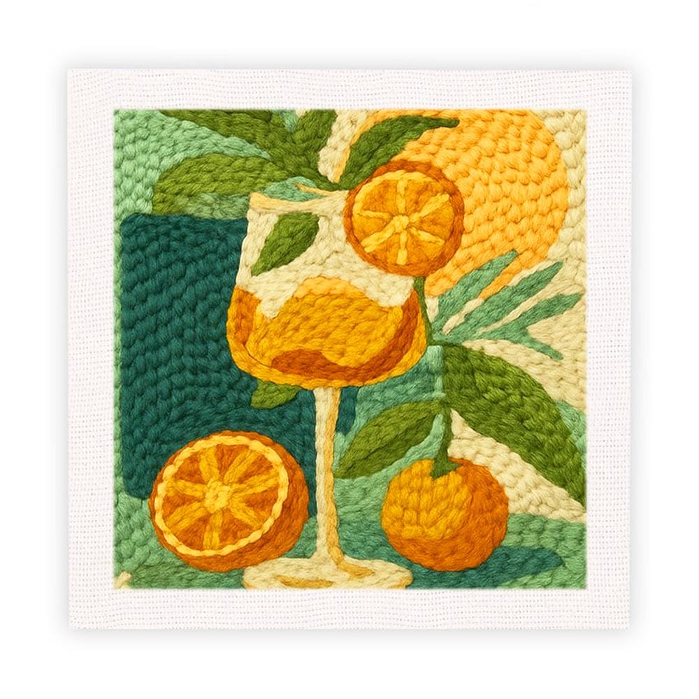 Orange Juice - Punch Needle Kit