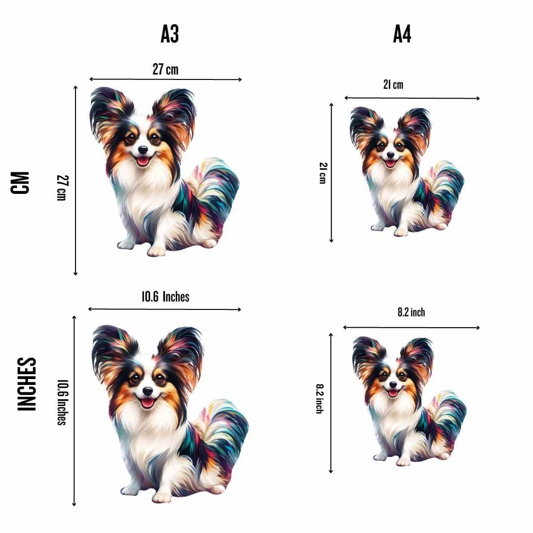 Papillon Dog - Jigsaw Puzzle - Image 2