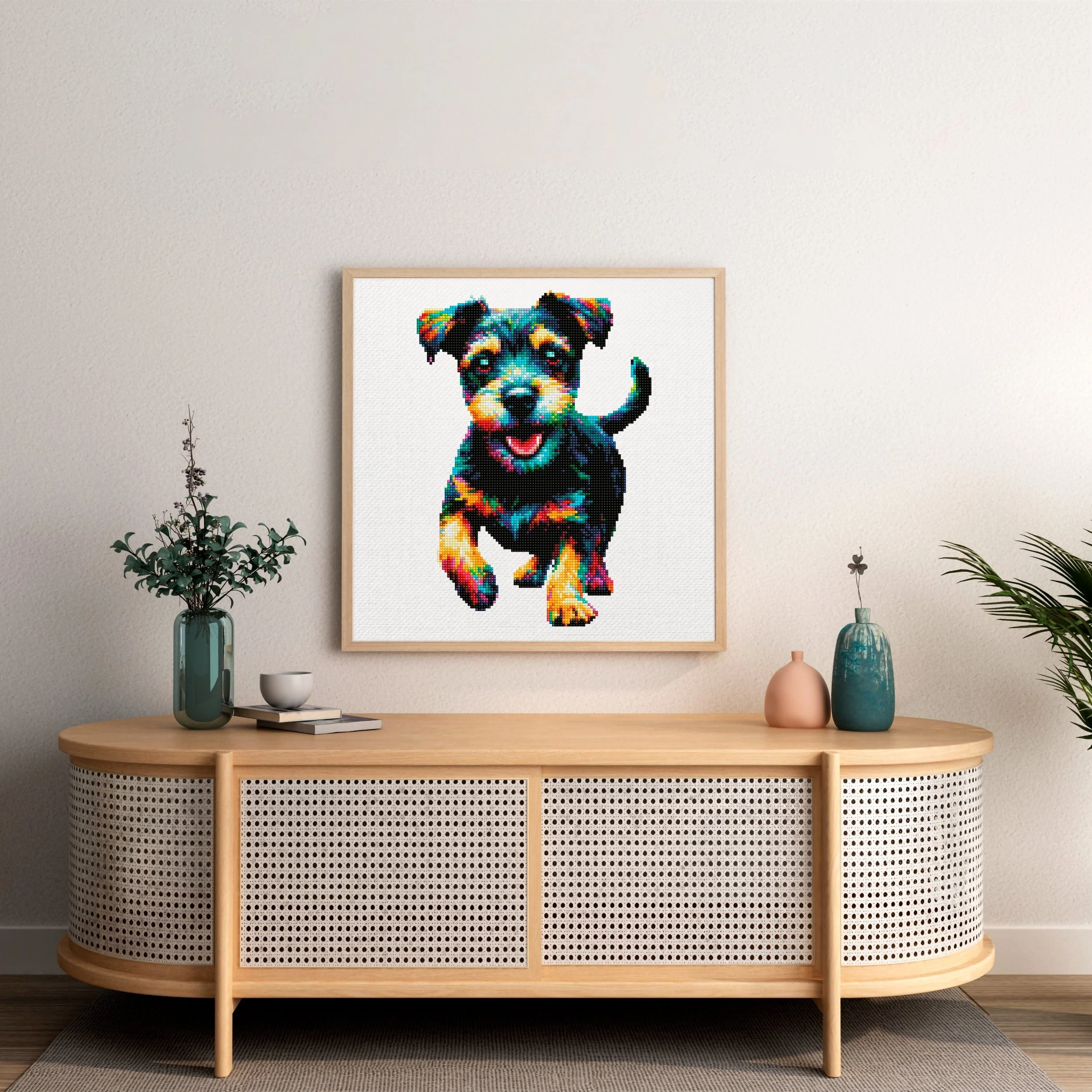 Patterdale Terrier Dog - Diamond Painting Kit - Image 2