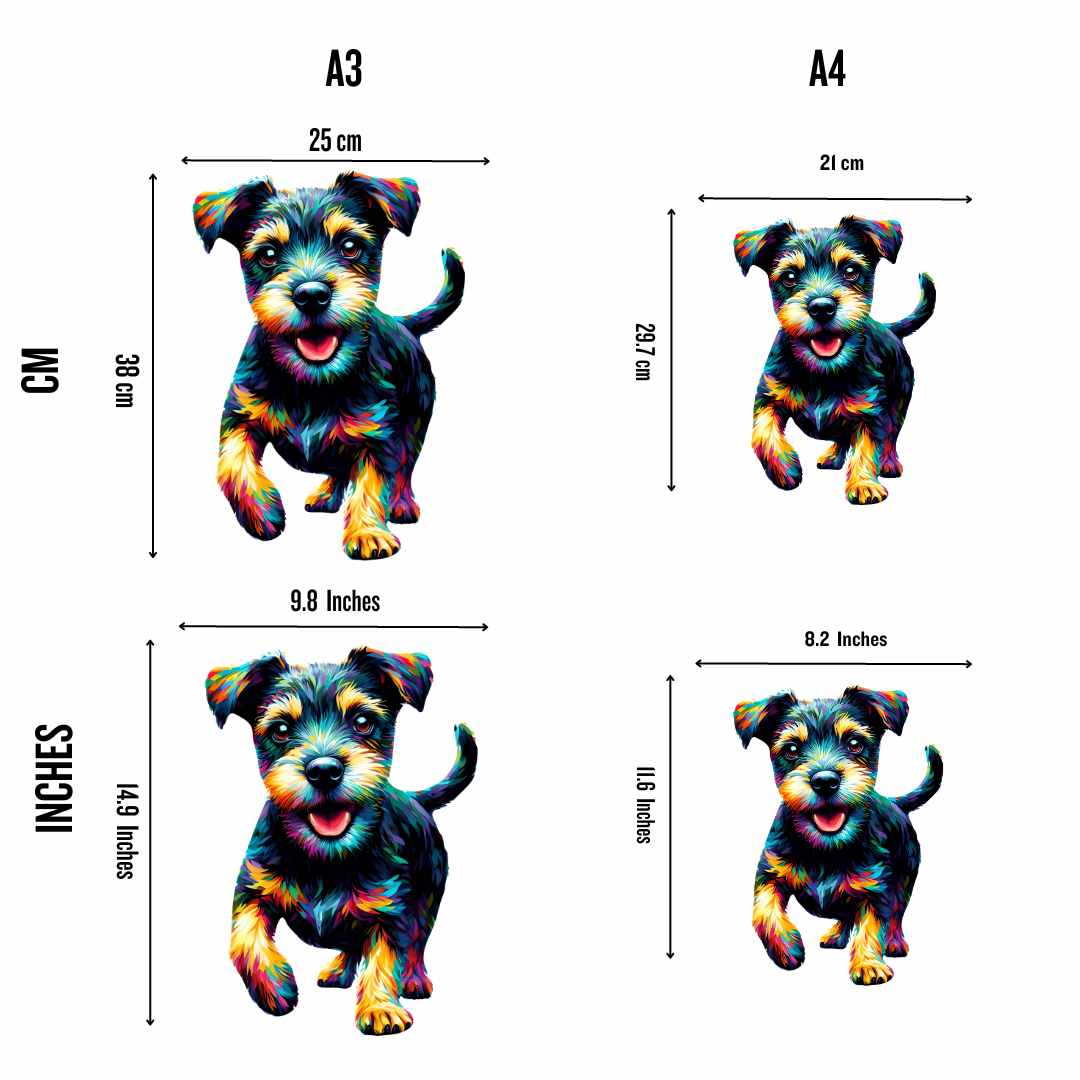 Patterdale Terrier Dog - Jigsaw Puzzle - Image 2
