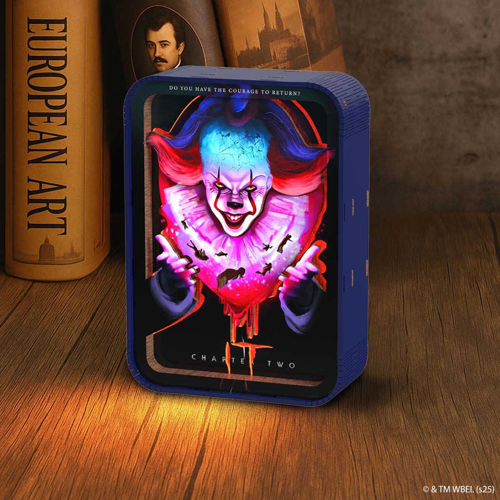 Pennywise - 3D DIY Wooden Puzzle Night Lamp - Image 2