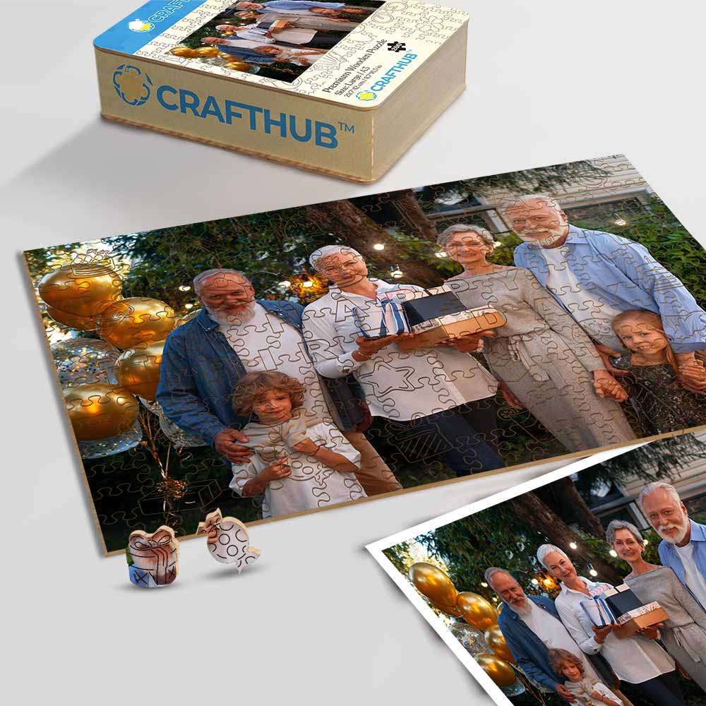 Personalized Wooden Jigsaw Puzzle – Happy Birthday - Image 4