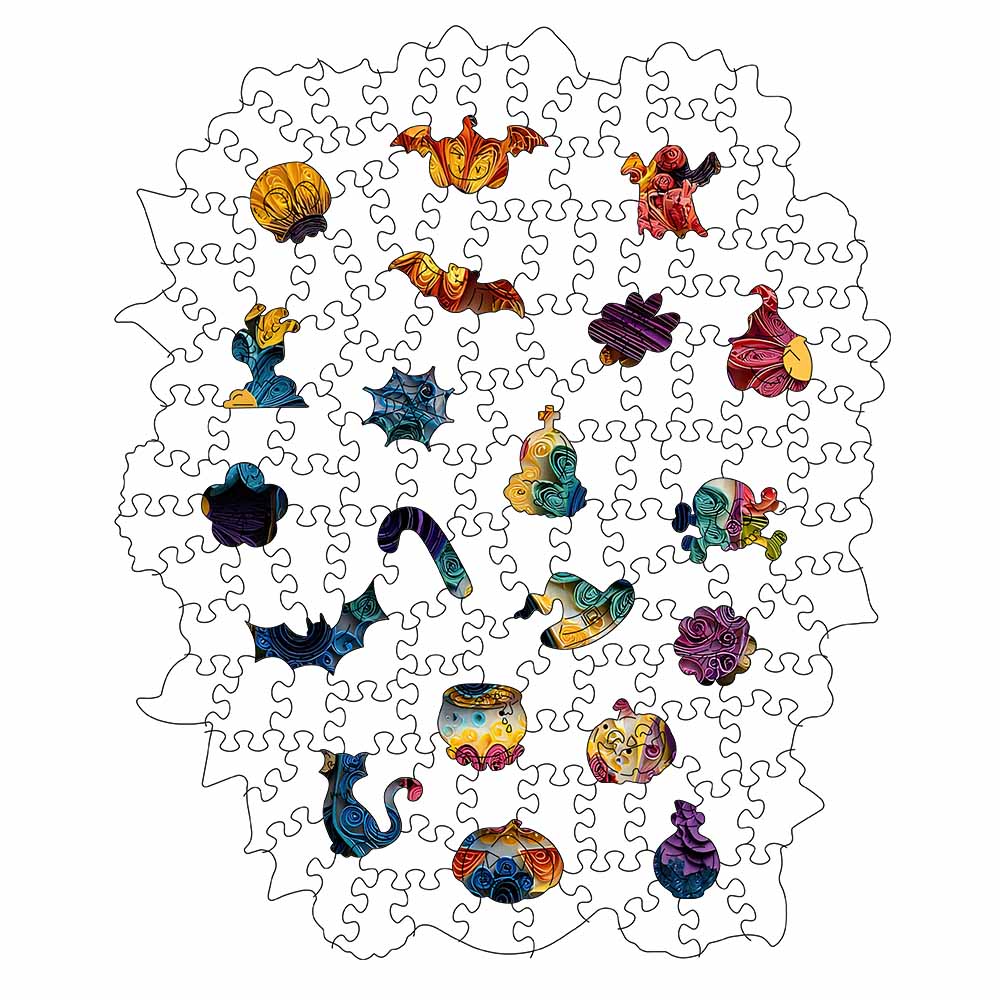 Petal Skull - Jigsaw Puzzle - Image 2