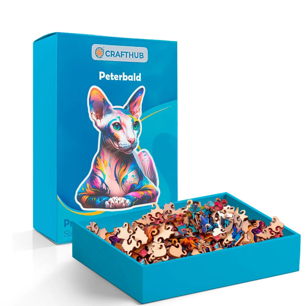 Peterbald Cat - Jigsaw Puzzle - Image 4