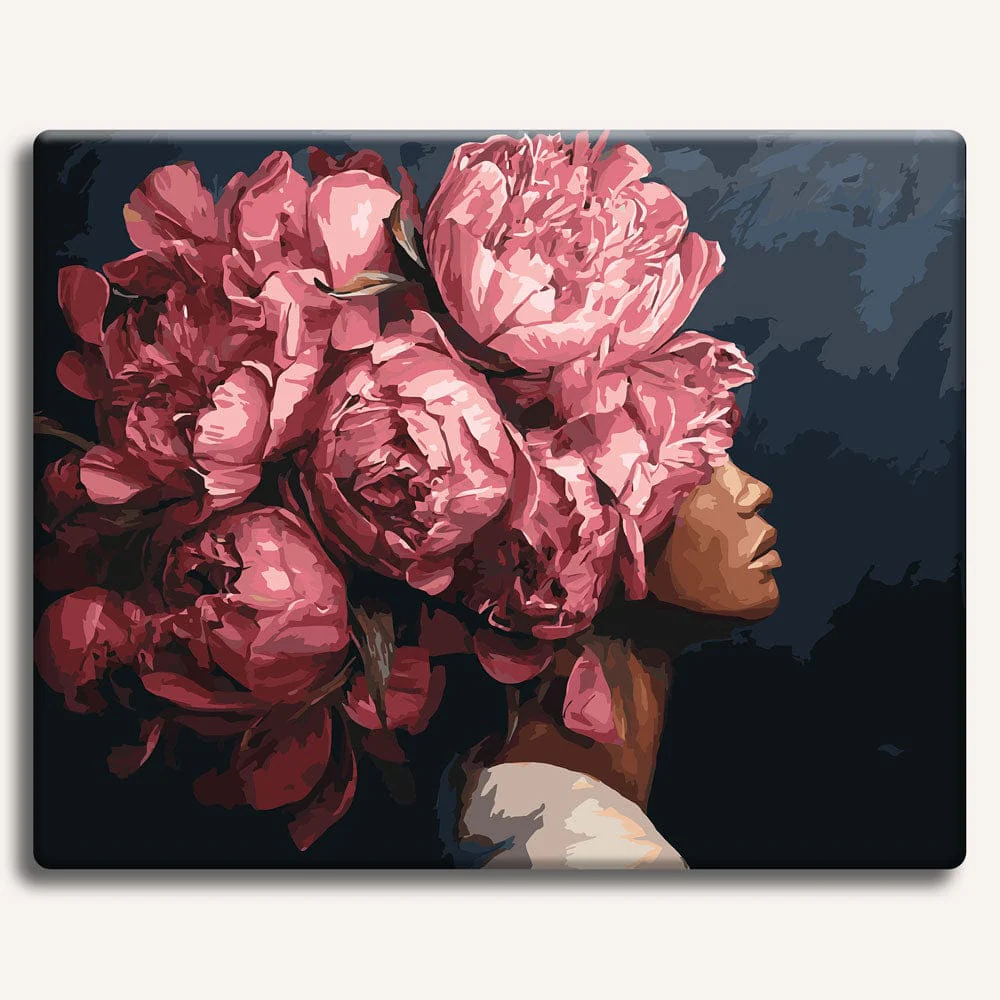 Pink Peonies - Paint By Numbers Kit