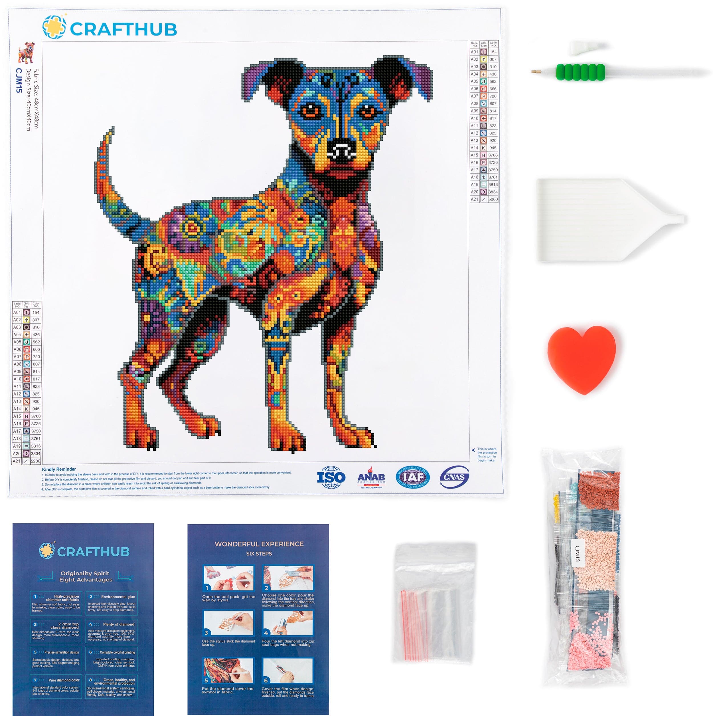 Pinscher Dog - Diamond Painting Kit - Image 3