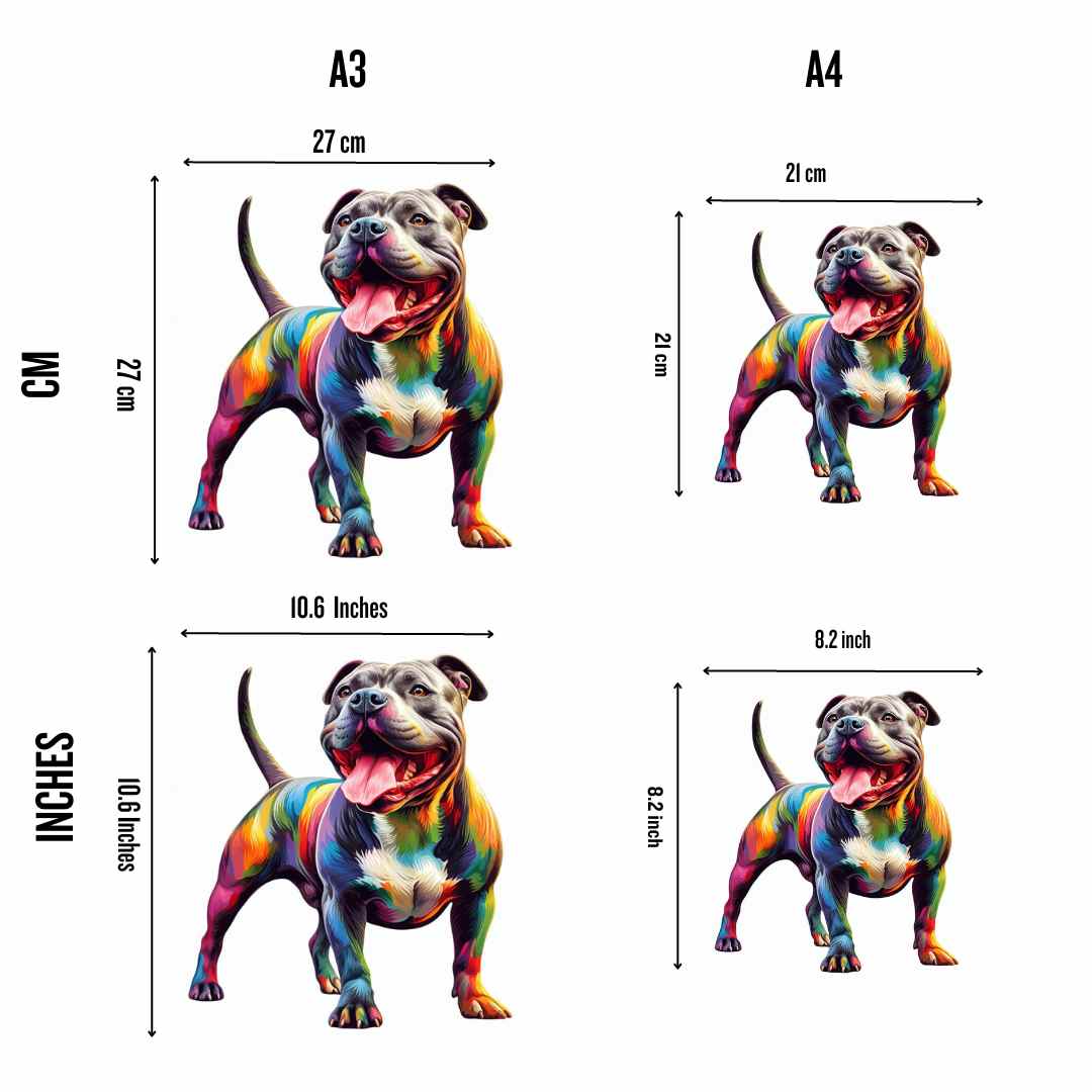 Pitbull Dog - Jigsaw Puzzle - Image 2